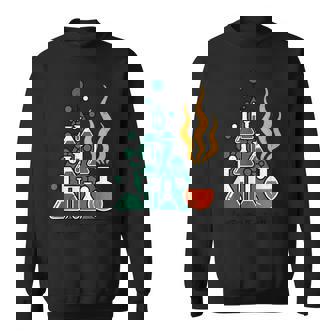 Science Christmas Tree Chemistry Joke Exothermic Night Sweatshirt Unisex | Mazezy