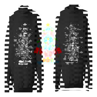 Scuba Diving Tools Christmas Tree Santa Colorful Sport Lover Sweatshirt | Seseable FR