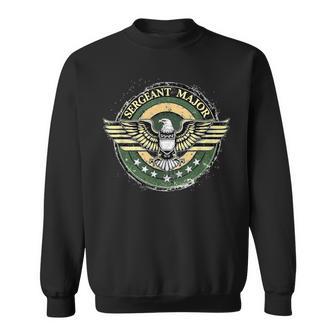 Sergeant Major Armed Forces Eagle And Stars Sweatshirt Unisex | Mazezy