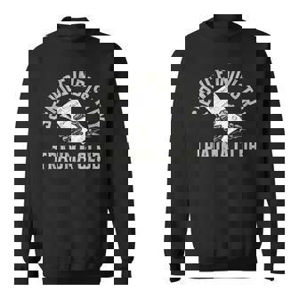 Service Industry Trauma Club Server Bartender Skeleton Sweatshirt Unisex | Mazezy