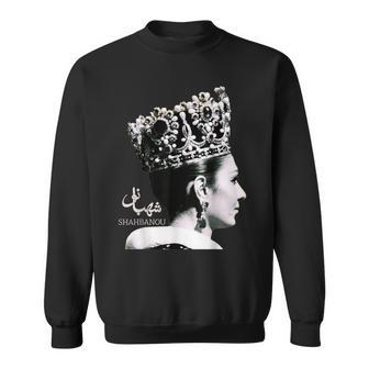 Shahbanou Iran Empress Farrah Pahlavi Iranian Persian Retro Sweatshirt | Mazezy