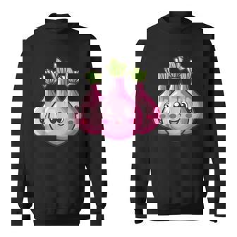 Shallots In Kawaii Style Sweatshirt Unisex | Mazezy