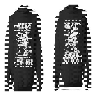 She Beats To Her Own Rhythm Drummer Drum Sticks Joke Sweatshirt Unisex | Mazezy