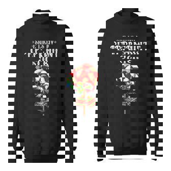 She Likes My Peppermint Stick Couples Christmas Light Pajama Sweatshirt - Monsterry