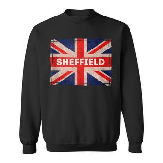 Sheffield England Great Britain United Kingdom Souvenir Flag Tank Top Sweatshirt Unisex | Mazezy