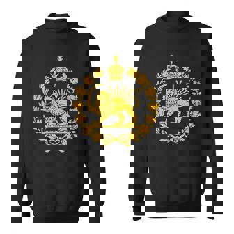 Shir O Khorshid Iran Pahlavi ライオンと太陽 スウェットシャツ - Kawaiitshirt