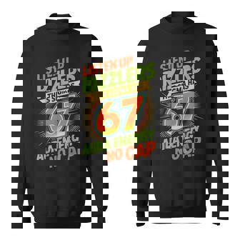 Sigma Has 67 Aura Number 67Th Aura Farming Ice Cream Drip Sweatshirt | Seseable CA