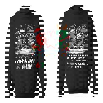 Silent Night 67 Fight 6 7 Six Seven Meme Christmas Sweatshirt | Mazezy