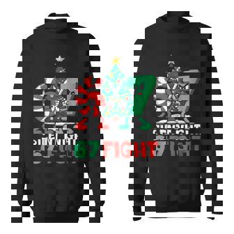 Silent Night 67 Fight Christmas Sweatshirt | Mazezy