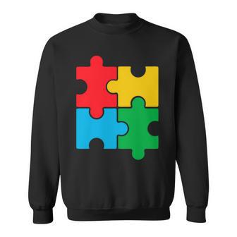 Símbolo De Autismo Para Concienciaciónobre El Autismoensor De Autismo Mamá Manga Larga Camisa de entrenamiento - Regaloses