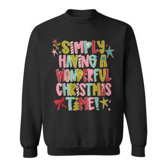 Simply Having A Wonderful Christmas Time Sweatshirt - Thegiftio UK