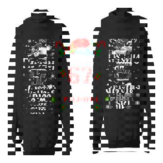 Six Seven 67 Gen Alpha Slang Santa Hat Candy Cane Merry Xmas Sweatshirt | Seseable FR