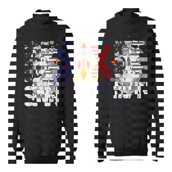 Six Seven Astronaut Rocket School Teenager Boys Cool Meme 67 Sweatshirt Unisex | Mazezy