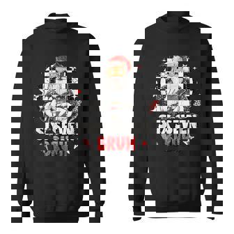 Six Seven Bruh Santa Six Seven Meme Sweatshirt - Monsterry