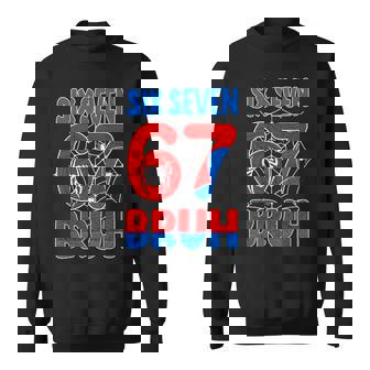 Six Seven Bruh Spider Web Birthday Boy For Boys Kids Sweatshirt Unisex | Mazezy