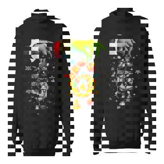 Six Seven Candy Cane Christmas Couple Matching Sweatshirt - Thegiftio