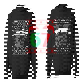 Six Seven Christmas 6 7 Ugly Christmas Sweater K Sweatshirt | Seseable UK