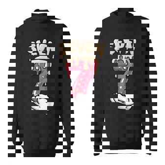 Six Seven Ice Cream Drip Cool Meme 67 Number Sweatshirt | Mazezy