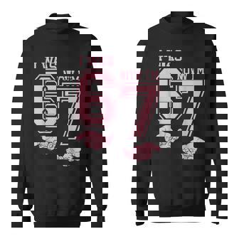 Six Seven Meme 7 Year Old Birthday Was 6 Now I'm 7 Sweatshirt - Seseable