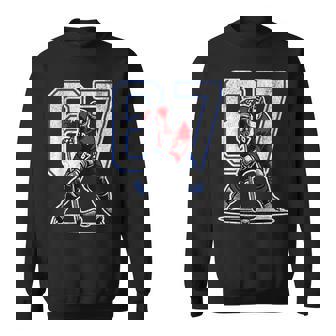 Sixeven 67 Pattinaggiou Ghiaccio Giocatore Di Hockeyu Ghiaccio Felpa - Novitaregali