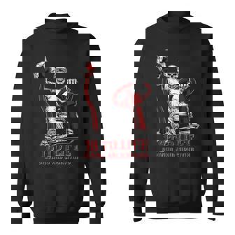 Skeleton Trucker 18 To Life Driving And Surviving Driver Sweatshirt Unisex | Mazezy