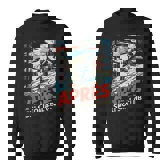 Ski Snowboard Retro Apres Social Club Sweatshirt Unisex | Mazezy