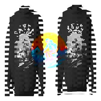 Ski Team スキーチーム スキーヤー スクール スキー旅行 スキーチーム クルー スキー スウェットシャツ - Kawaiitshirt