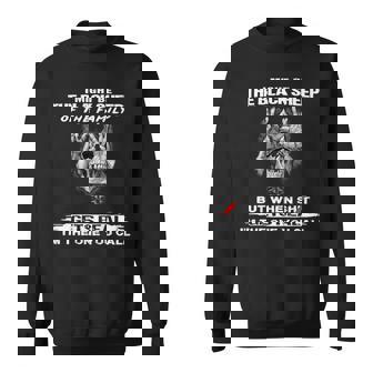 Skull I Might Be The Retro Sheep Of The Family On Back Sweatshirt Unisex | Mazezy