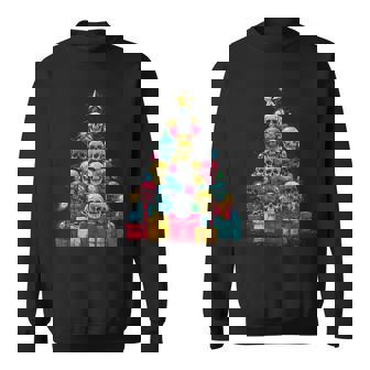 Skulls Christmas Tree Graphic Sweatshirt Unisex | Mazezy