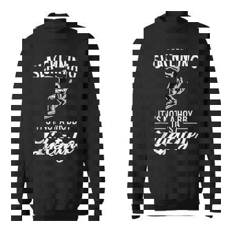 Slacklining It's Not a Hobby It's a Lifestyle Slackline Tank Top Sweatshirt Unisex | Mazezy