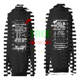 Might As Well Sleep Under The Tree Christmas Pajamas Sweatshirt - Thegiftio