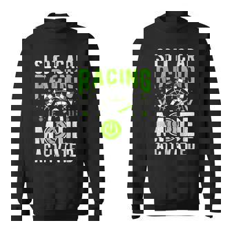 Slot Car Racing Mode Activated Mini Car Drag Racing Slot Car Sweatshirt Unisex | Mazezy