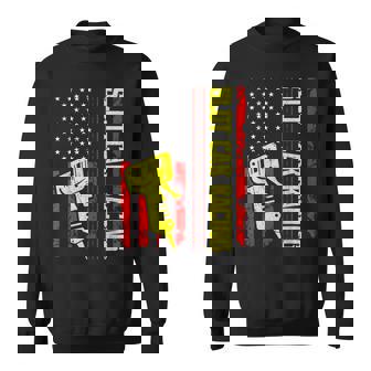 Slot Car Racing US Flag RC Cars Sweatshirt Unisex | Mazezy