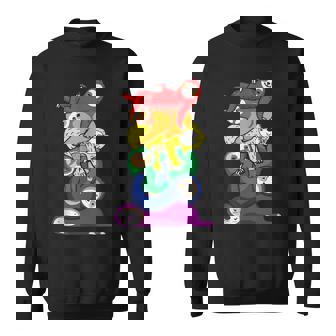 Sloth Kawaii LGBTQ Gay Pride Awareness Queer Lesbian Tank Top Sweatshirt Unisex | Mazezy