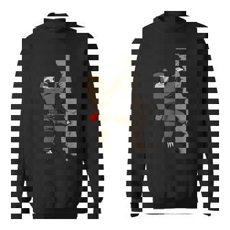 Sloth Rock Climber Cartoon Cute Bouldering Animal Sweatshirt Unisex | Mazezy