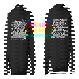 Smart Is My Superpower Gamer Code Kids Teen Sweatshirt Unisex | Mazezy