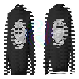Smile Face Happy Smiling Face Rave Edm Music Party Sweatshirt - Thegiftio