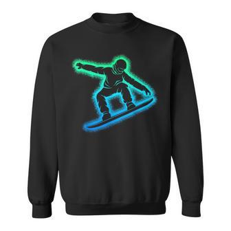 Snowboard Snowboarder Snowboarding Boys Children Men Sweatshirt - Thegiftio UK