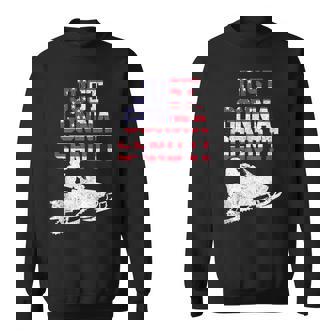 Snowmobile Just Gonna Send It Motor Sled Tank Top Sweatshirt Unisex | Mazezy