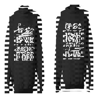 Soccer Brother Supportive Brother Of A Soccer Player Sweatshirt - Thegiftio