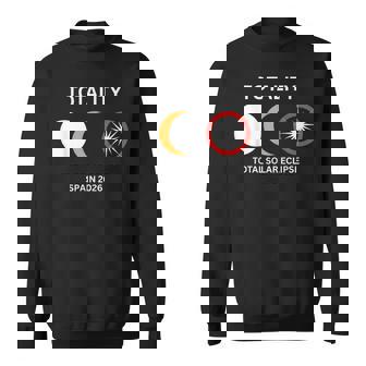 Solar Eclipse Spain 2026 Tee Total Eclipse Astronomy Sun Sweatshirt Unisex | Mazezy