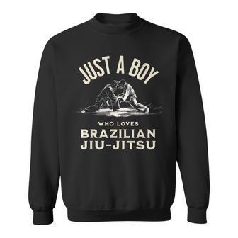 Solo Un Niño Que Ama El Jiu-Jitsu Brasileño Artes Marciales Camisa de entrenamiento - Regaloses