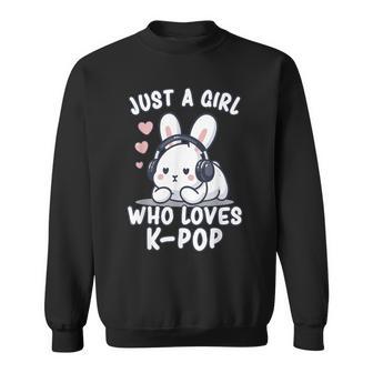 Solo Una Chica A La Que Le Encanta El K-Pop Camisa de entrenamiento - Regaloses