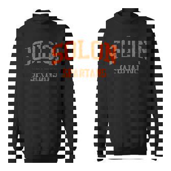 Solon High School HS Solon IA Vintage Sports Sweatshirt Unisex | Mazezy