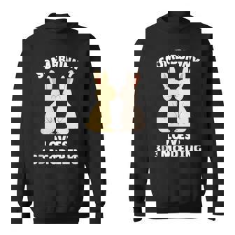 Somebunny Loves 3D Modeling Cute Easter Bunny Enthusiast Tank Top Sweatshirt Unisex | Mazezy