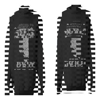 Someone In Nevada Loves Me Heart Vintage State Sweatshirt Unisex | Mazezy