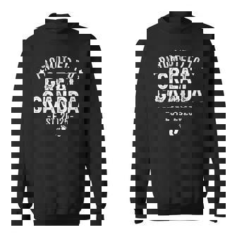 Sommas Pregnancy Announcement 1St Time Great Grandpa Est 2025 New First Great Grandpa 2025 Small Black Sweatshirt | Mazezy