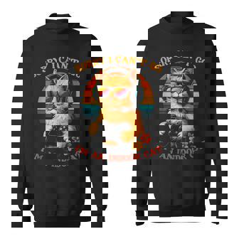 Sorry I Can't Go I'm An Indoor Cat Sweatshirt | Seseable FR