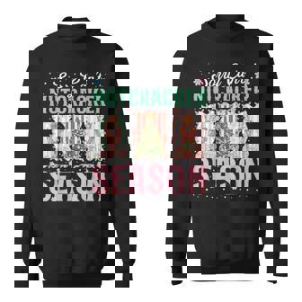 Sorry Can't Nutcracker Season Christmas Retro Nuts Xmas Sweatshirt | Mazezy