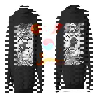 South Korea Flag South Korean Roots Proud South Korean Sweatshirt Unisex | Mazezy